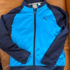 Puma lightweight track jacket. 9-10y